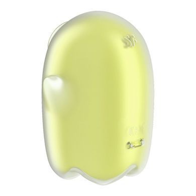 Вакуумный клиторальный стимулятор с вибрацией Satisfyer Glowing Ghost Yellow, светится в темноте SX0543 фото