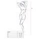 Ажурный бодистокинг с интимными вырезами Passion BS076 white SO4155 фото 4