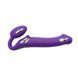 Безремневой страпон с вибрацией Strap-On-Me Vibrating Violet L, диам. 4,2 см, пульт ДУ, регулируемый SO3826 фото 4