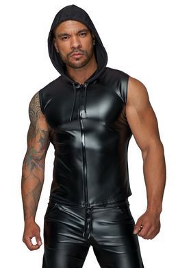 Мужская безрукавка с капюшоном Noir Handmade H062 Hooded Shirt, L, мокрый эффект SX0111 фото