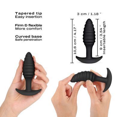 Анальная пробка Dorcel SPIRAL PLUG, диаметр 3 см, силикон SO8289 фото