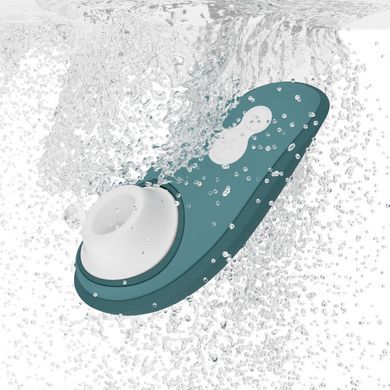 Вакуумный клиторальный стимулятор Womanizer Liberty 2 Dark Petrol, 8 режимов, магнитная крышечка SX0521 фото