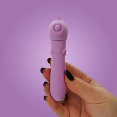 Вибратор-единорожка Unihorn USB Bullet &ndash; Karma Lilac, вибропуля, USB-зарядка, 10 режимов SX2868 фото