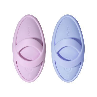Смарт-вибратор для клитора Svakom Echo 2 Pink Lilac, подогрев до 38 &deg;C, съемная насадка на палец SX2449 фото