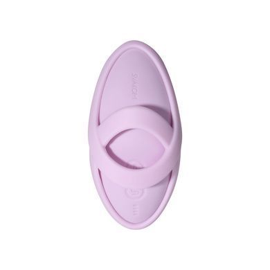 Смарт-вибратор для клитора Svakom Echo 2 Pink Lilac, подогрев до 38 &deg;C, съемная насадка на палец SX2449 фото