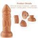 Фаллоимитатор с вибрацией Hismith Slightly Curved Vibrating Silicone Dildo Monster Series, KlicLok SO9963 фото 4