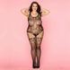 Сетчатый бодистокинг JSY &laquo;Любовница Зоуи&raquo; Plus Size Новинки, Black, имитация чулков, доступ SO8373 фото 1