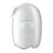 Вакуумный клиторальный стимулятор с вибрацией Satisfyer Glowing Ghost White, светится в темноте SX0544 фото 3