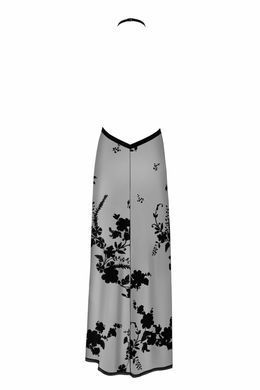Платье Noir Handmade F312 Divinity, M, black, прозрачное, в пол, открытая спина, разрез сбоку SX0310 фото