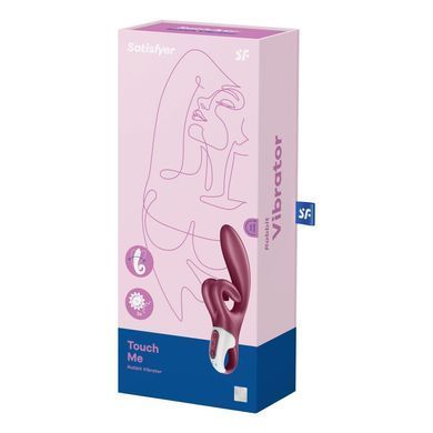Вибратор-кролик Satisfyer Touch Me Red, двойной отросток, 3 мощных мотора SO7776 фото