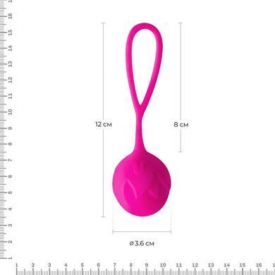 Вагинальные шарики Adrien Lastic Geisha Lastic Balls M&iacute;a Magenta (L), диаметр 4 см, масса 42 г AD40551 фото