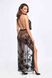 Платье Noir Handmade F312 Divinity, M, black, прозрачное, в пол, открытая спина, разрез сбоку SX0310 фото 2