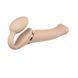 Безремневой страпон с вибрацией Strap-On-Me Vibrating Flesh L, диаметр 4,2 см, пульт ДУ, регулируемый SO3828 фото 1