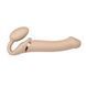 Безремневой страпон с вибрацией Strap-On-Me Vibrating Flesh L, диаметр 4,2 см, пульт ДУ, регулируемый SO3828 фото 6