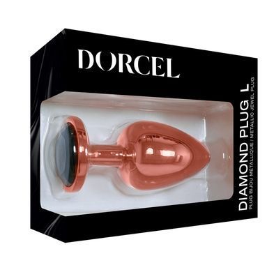 Металлическая анальная пробка с украшением в виде кристалла Dorcel - Diamond Plug L SO5530 фото