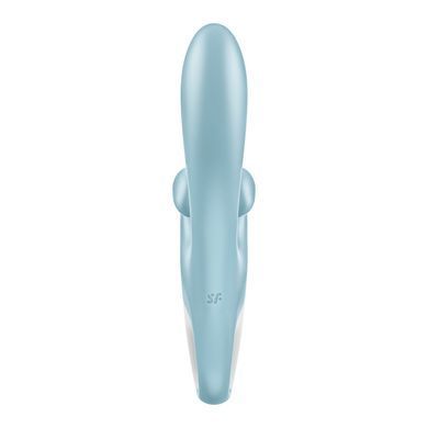 Вибратор-кролик Satisfyer Touch Me Blue, двойной отросток, 3 мощных мотора SO7777 фото