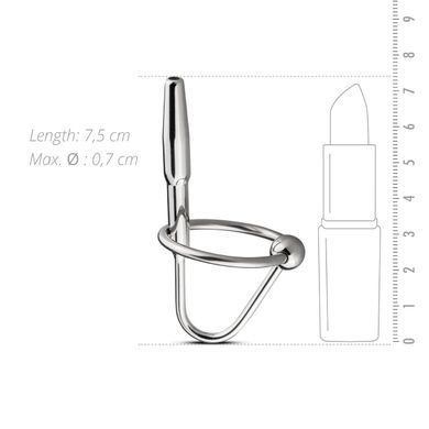 Уретральный стимулятор Sinner Gear Unbendable &mdash; Sperm Stopper Hollow Ring, 1 кольцо SO4581 фото
