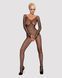 Сетчатый бодистокинг с длинным рукавом Obsessive Bodystocking N109 black S/M/L, черный, комбинезон SO7253 фото 2