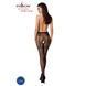 Колготки-бодистокинги Passion S012 One Size, Black, имитация чулок, пояса и кружевных трусиков PSS012B фото 4