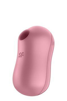 Вакуумный стимулятор с вибрацией Satisfyer Cotton Candy Light Red SO6282 фото
