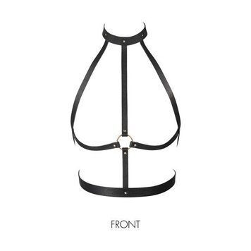 Портупея Bijoux Indiscrets MAZE - H Harness Black SO2678 фото
