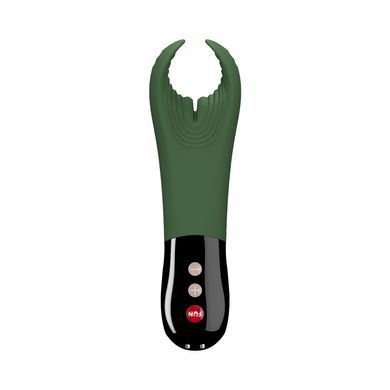 Вибратор для пениса Fun Factory MANTA moss green/black, подходит для парных игр SX0966 фото