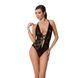 Боди с очень глубоким декольте Passion DARYL BODY XXL/XXXL, black EL14803 фото 1