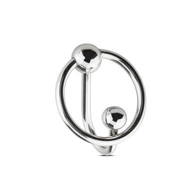 Уретральная вставка с кольцом Sinner Gear Unbendable &mdash; Sperm Stopper Solid, диаметр кольца 2,6 см SO4583 фото