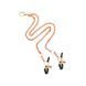 Ошейник с зажимами для сосков Liebe Seele Rose Gold Memory Collar with Nipple Clamps, кожа SO9495 фото 3