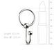 Уретральная вставка с кольцом Sinner Gear Unbendable &mdash; Sperm Stopper Solid, диаметр кольца 2,6 см SO4583 фото 5