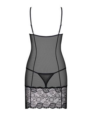 Сорочка Obsessive Alluria chemise & thong L/XL SX1123 фото