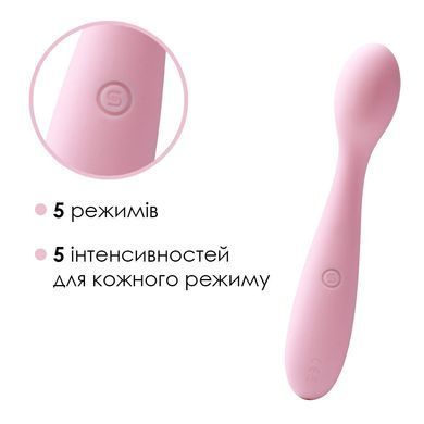 Стимулятор клитора и точки G Svakom Keri Pale Pink SO4832 фото