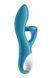 Вибратор кролик с тройным отростком Satisfyer Embrace me Turquoise, 2 мотора, диаметр 3,6 см SO6284 фото 4