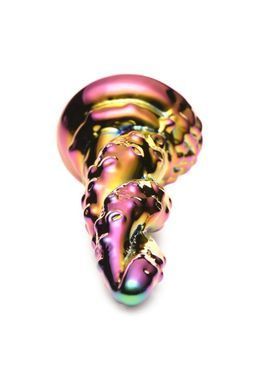 Фэнтезийный стеклянный фаллоимитатор Creature Cocks Enchanting Rainbow Glass Dildo, 16 см SX2223 фото