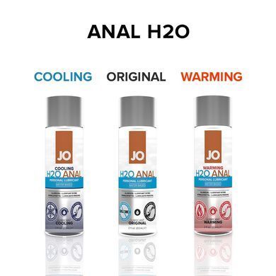 Анальная смазка JO ANAL H2O &mdash; WARMING (60 мл) разогревающая, на водной основе SO1457 фото