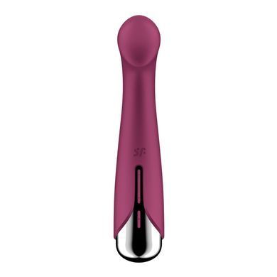 Вибратор с ротацией Satisfyer Spinning G-Spot 1 Red, плоская площадка для стимуляции точки G SX0555 фото