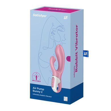 Вибратор-кролик надувной Satisfyer Air Pump Bunny 2 SO8412 фото