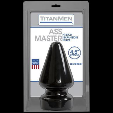 Пробка для фистинга Doc Johnson Titanmen Tools &ndash; Butt Plug &ndash; 4.5 Inch Ass Master, диаметр 11,7 см SO2812 фото