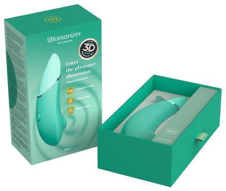 Вакуумный клиторальный стимулятор Womanizer Next Sage, 3D Pleasure Air, 14 уровней интенсивности SX2140 фото