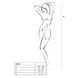 Бодистокинг Passion BS059 black, комбинезон, имитация чулок PBS059B фото 6