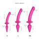 Анальная пробка с дилдо 2в1 Strap-On-Me SWITCH PLUG-IN DILDO Fuchsia L, диаметр 4,5/3,4 см SO6829 фото 4