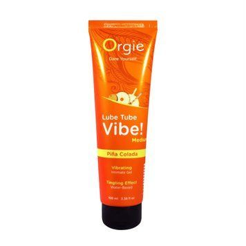 Вибролубрикант Orgie Lube Tube Vibe! Pina Colada 100 мл SX3135 фото