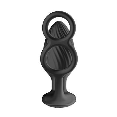 Анальная вибропробка Nexus Tornado Cock and Ball Ring вращение+вибрация, эрекционное кольцо, пульт SX2416 фото