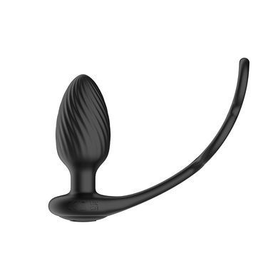 Анальная вибропробка Nexus Tornado Cock and Ball Ring вращение+вибрация, эрекционное кольцо, пульт SX2416 фото
