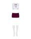 Эротический костюм студентки Obsessive Student 4 pcs costume S/M, топ, юбка, стринги, гольфы SO7731 фото 5
