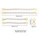 Жемчужные наручники и поножи LOCKINK Pearl Handcuffs & Anklecuffs SX0909 фото 9