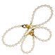 Жемчужные наручники и поножи LOCKINK Pearl Handcuffs & Anklecuffs SX0909 фото 2