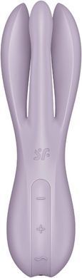 Клиторальный вибратор Satisfyer Threesome 2 Violet, 3 гибких пальчика, 3 мотора SX1213 фото