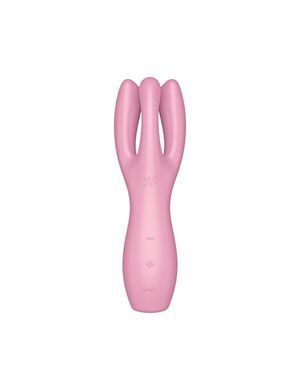Клиторальный вибратор Satisfyer Threesome 3 Pink с тремя пальчиками SO6101 фото