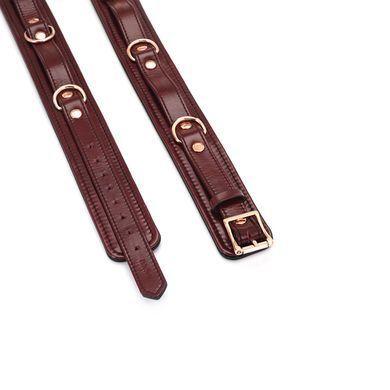Фиксаторы для бедер Liebe Seele Wine Red Thigh Cuffs S Size, натуральная кожа SO9454 фото